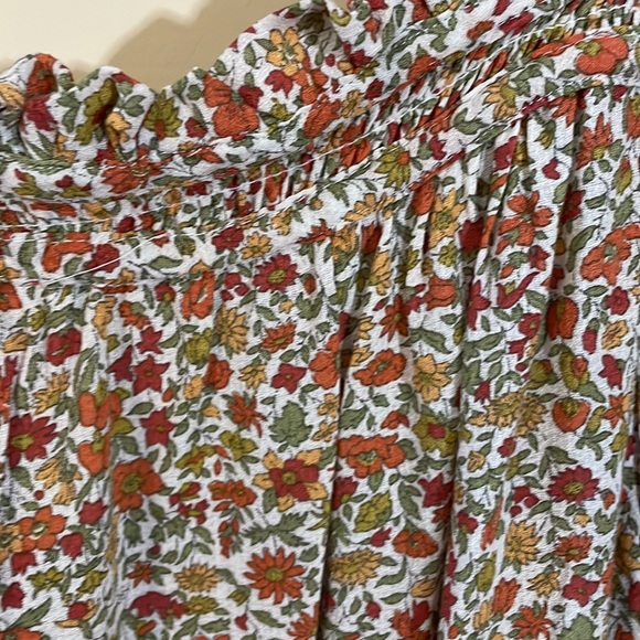 2/$30 Cynthia Rowley Floral Peasant Top Size Large - Picture 6 of 16